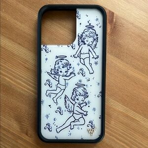 Wildflower Blue Cherub iPhone 13 Pro Max Case